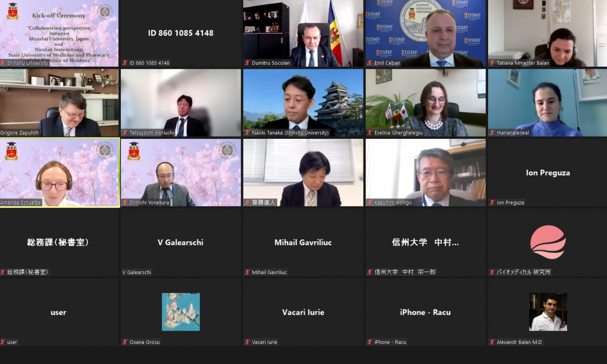 "Nicolae Testemitanu" State University of Medicine and Pharmacy of the Republic of Moldova and Shinshu University in Japan